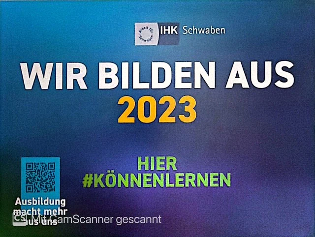 IHK Schwaben Siegel Wir bilden aus 2023