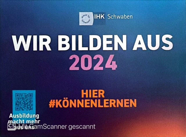 IHK Schwaben Siegel Wir bilden aus 2024