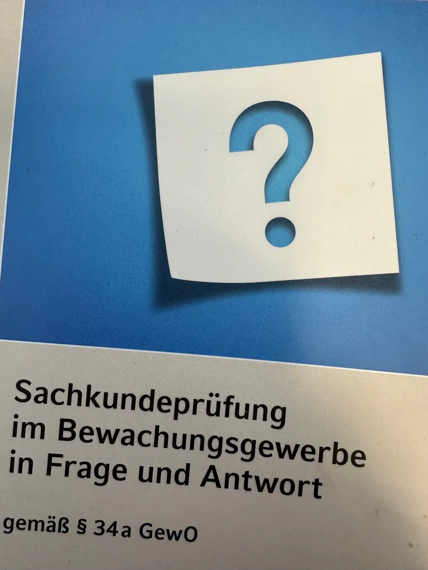 Schulungsunterlagen für die IHK-Sachkundeprüfung im Bewachungsgewerbe