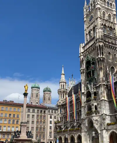 Neues Rathaus am Marienplatz in München